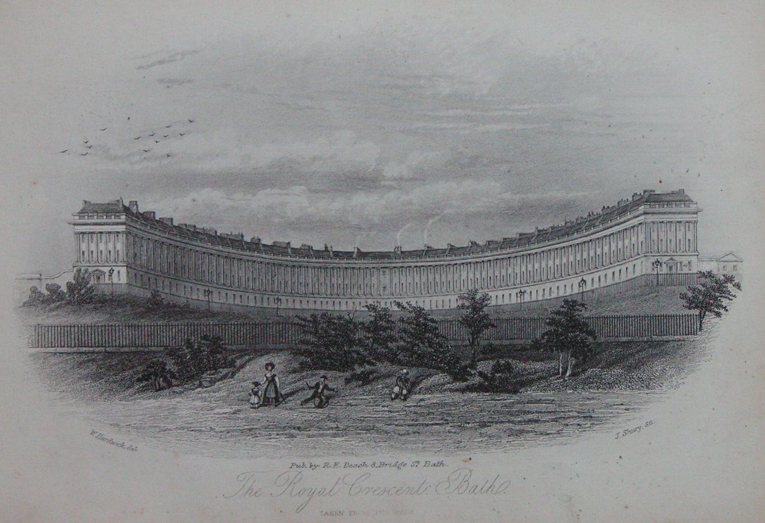 Steel Vignette - The Royal Crescent Bath - Shury